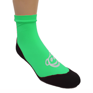 Freddy Feet Beach Socks - Green - Click Image to Close